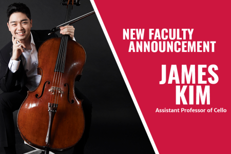 New Assistant Professor of Cello James Kim