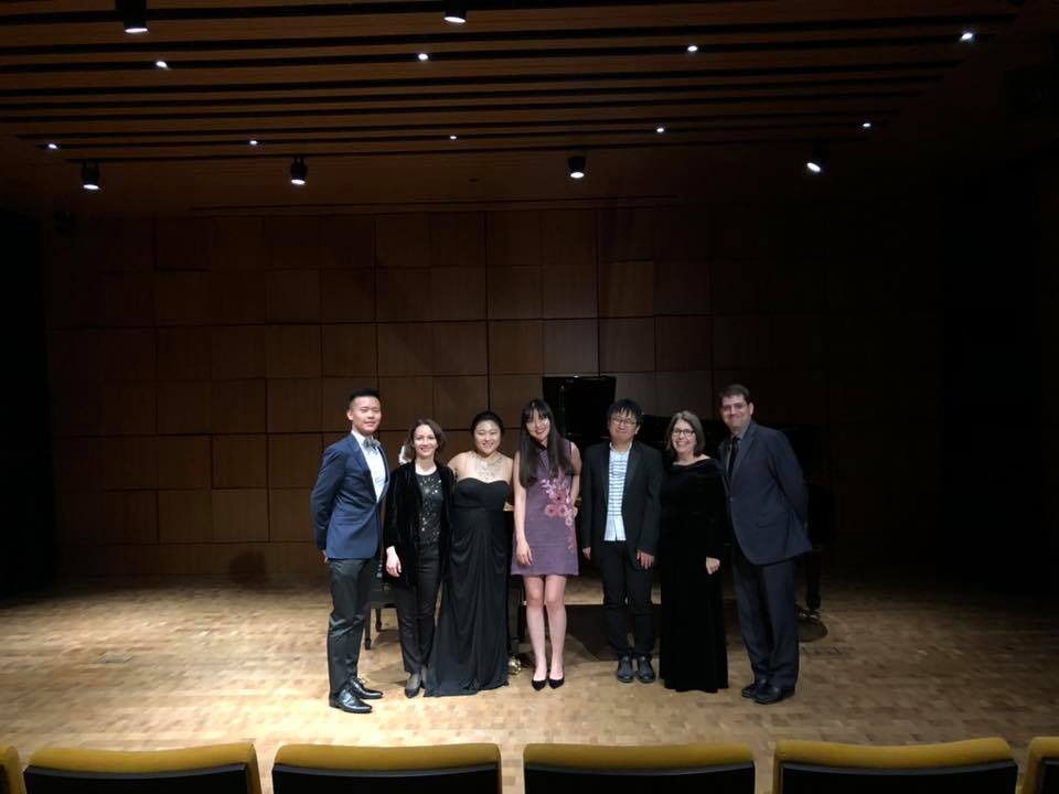 UGA piano students and faculty at Steinway Hall