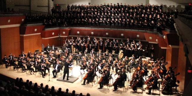 Over three hundred student musicians perform closing concert of the season.