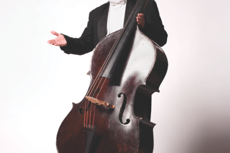 Milton Masciadri, professor of double bass. Image by Jay Thomas