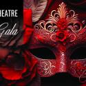 UGA Opera Theatre Fall Gala: A Masquerade mask looks haunting in red and black.